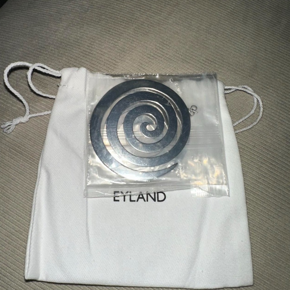 Silver Spiral Earrings